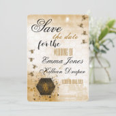 金ゴールドとブラックハニービー セーブザデート (スタンド正面)