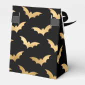 金ゴールドとブラックハロウィーンこうもり フェイバーボックス (裏面サイド)