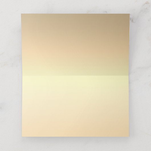 金ゴールドとブラック結婚の座席表 プレイスカード (内部開封)