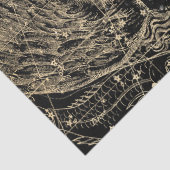 金ゴールドとブラック銀河系スターマップシリーズデザイン8 薄葉紙 (詳細)