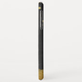 *~*金ゴールドとブラック·チャルクボード·金ゴールド·グリッターMermaid Case-Mate iPhoneケース (裏面/左)