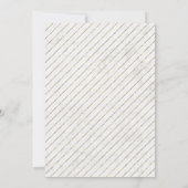 金ゴールドとブラック |大理石クラシック退職金パーティー 招待状 (裏面)