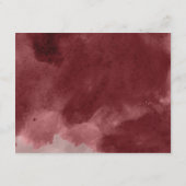 金ゴールドとブルゴーニュの水の色 エンクロージャーカード (裏面)