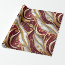 金ゴールドとブルゴーニュ大理石流