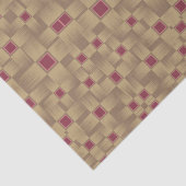 金ゴールドとブルゴーニュ織り模様 薄葉紙 (詳細)