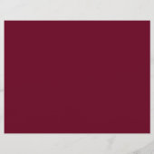 金ゴールドとブルゴーニュ雪片の編集可能な看板 (裏面)