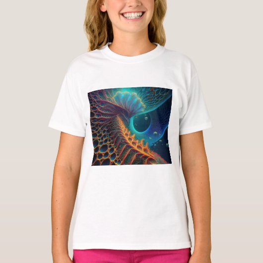 金ゴールドとブルーシダ Tシャツ (正面)