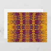 金ゴールドとブルーナスマ10 ポストカード (正面/裏面)