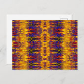 金ゴールドとブルーナスマ2 ポストカード (正面/裏面)