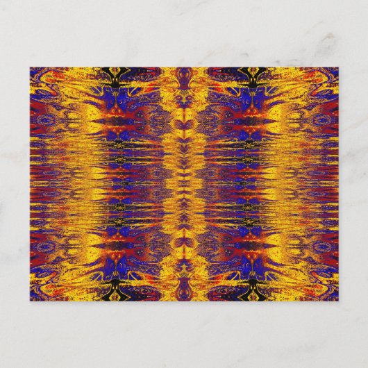 金ゴールドとブルーナスマ3 ポストカード (正面)