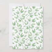 金ゴールドとホリー |幾何学的フォトフレーム シーズンカード (裏面)