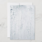 金ゴールドとホリー |幾何学的素朴クリスマス 招待状 (裏面)