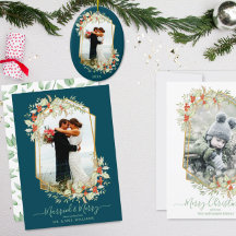 金ゴールドとホリ結婚したー&メリー |幾何学的な写真