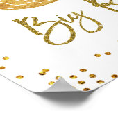 金ゴールドとホワイトカボチャがパーティー記号を明らかにする ポスター (角)