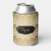 金ゴールドとホワイトジグザグシェブロン 缶クーラー (缶裏面)
