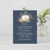 金ゴールドとホワイトパンプキ結婚ンの詳細情報 エンクロージャーカード (スタンド正面)