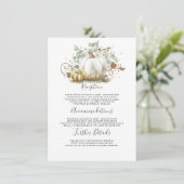 金ゴールドとホワイトパンプキ結婚ンの詳細情報 エンクロージャーカード (スタンド正面)