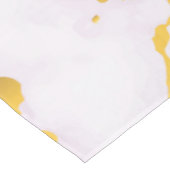 金ゴールドとホワイトマーブル テーブルクロス (アングル)