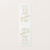 金ゴールドとホワパーソナライズされたイ結婚トのハッシュタグ (外部フラット)