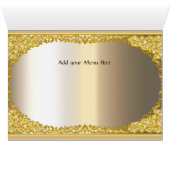 金ゴールドとメタルルックテーブルの座席表メニュー (内部横(下))