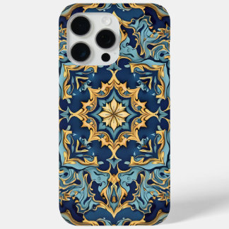 金ゴールドとルビ​​版木、銅版、版画 iPhone 15 PRO MAXケース