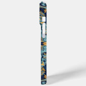 金ゴールドとルビ​​版木、銅版、版画 Case-Mate iPhoneケース (裏面 / 左)