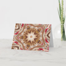 金ゴールドとレッドリボンクリスマススター万華鏡のように千変万化するパターン