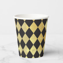 金ゴールドと動揺してブラックヴィンテージハーレクイン