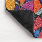 「金ゴールドと宝石」抽象デザインマウスパッド マウスパッド (コーナー)