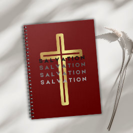 金ゴールドと救いの言葉の交わり ノートブック