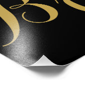 金ゴールドと来黒ここの花嫁の結婚サイン フォトプリント            (角)