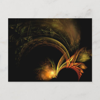 金ゴールドと火の羽 ポストカード