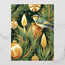 金ゴールドと火炎植物冬のガーデンクリスマス