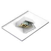 金ゴールドと現金で安全 ノートブック (左側)