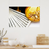 金ゴールドと現金 ポスター (キッチン)