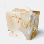 金ゴールドと白いバルーンがパーティーを取り出す フェイバーボックス (裏面サイド)