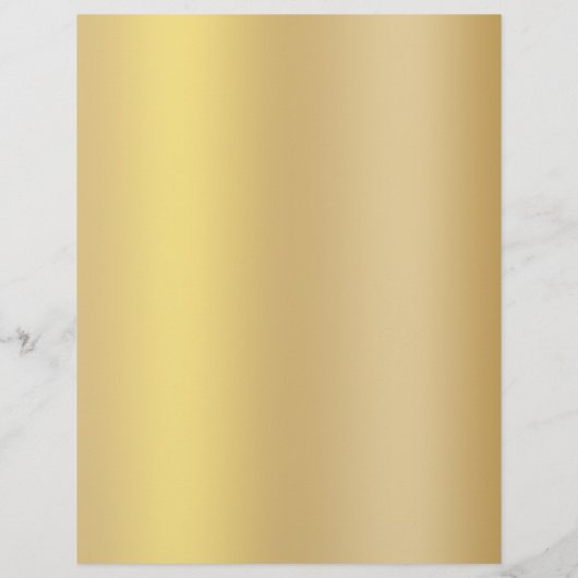 金ゴールドと白い水平線スクラップブック紙 (裏面)