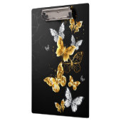 金ゴールドと白い蝶 クリップボード (左)