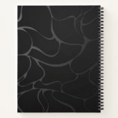 金ゴールドと白い蝶 ノートブック (裏面)