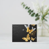 金ゴールドと白い蝶 プレイスカード (スタンド正面)