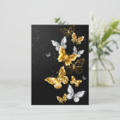 金ゴールドと白い蝶 メニュー (スタンド正面)