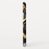 金ゴールドと白い蝶 Case-Mate iPhoneケース (裏面/左)