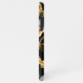 金ゴールドと白い蝶 iPhoneケース (左側)