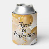 金ゴールドと白い風船が完成 缶クーラー (缶正面)