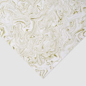 金ゴールドと白の大理石抽象芸術 薄葉紙 (詳細)