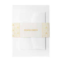 金ゴールドと白の幾何学的アールデコ