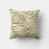 金ゴールドと白アニマルプリントと金ゴールドグリッター クッション (裏面)