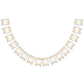 金ゴールドと白アールデコパタ結婚ーン バンティングフラッグ (全)