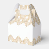 金ゴールドと白アールデコパタ結婚ーン フェイバーボックス (裏面サイド)