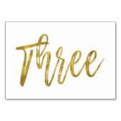 金ゴールドと白エレガントの表(3) テーブルナンバー (裏面)